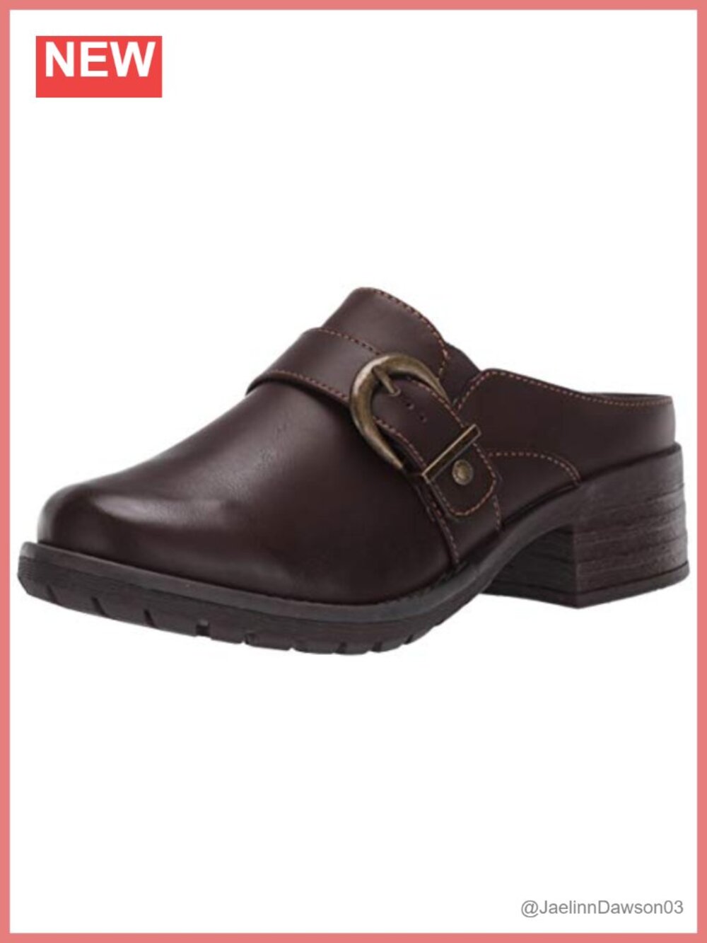 Women's Comfort Mule with Memory Foam Insole & Rubber Outsole